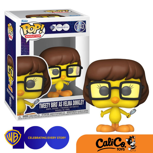 Funko POP! Animation: WB 100 - Tweety Bird as Velma Dinkley