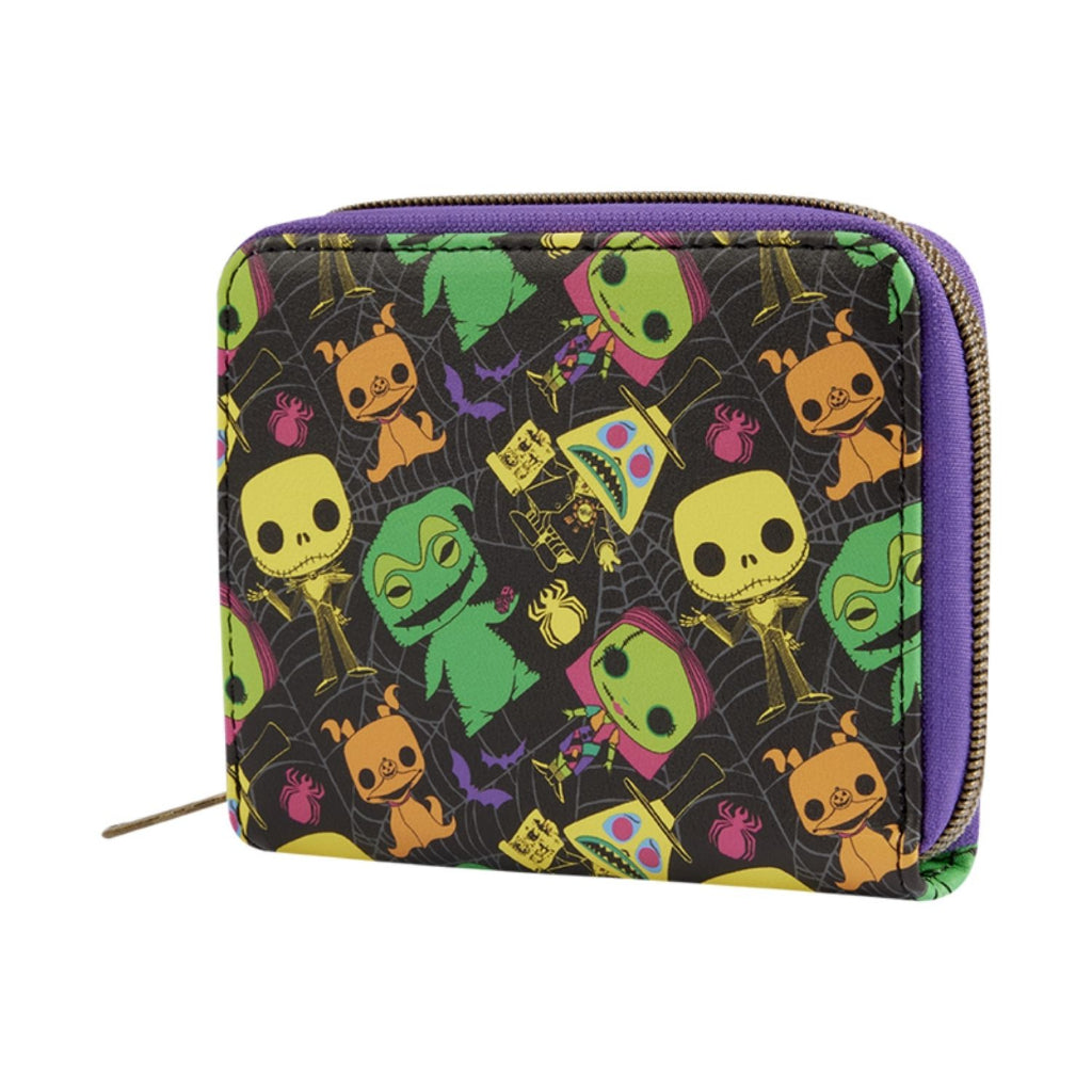 Funko Zip-Around Wallet - Disney- The Nightmare Before Christmas Print BLKT