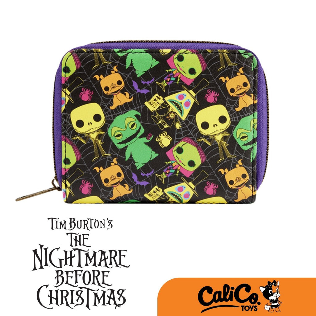 Funko Zip-Around Wallet - Disney- The Nightmare Before Christmas Print BLKT