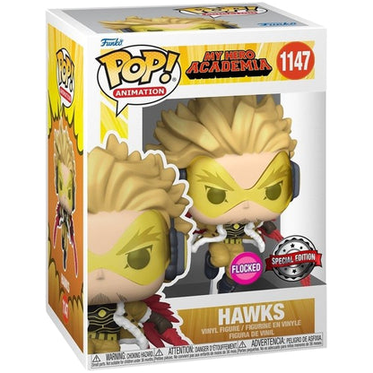 Funko POP! Animation: My Hero Academia - Hawks FLOCKED (Special Edition)