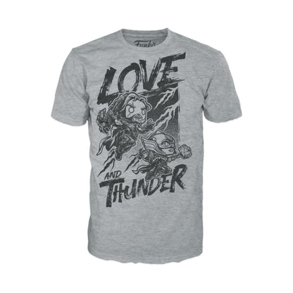 Funko Boxed POP! Tee - Marvel: Love and Thunder - Thor and Mighty Thor