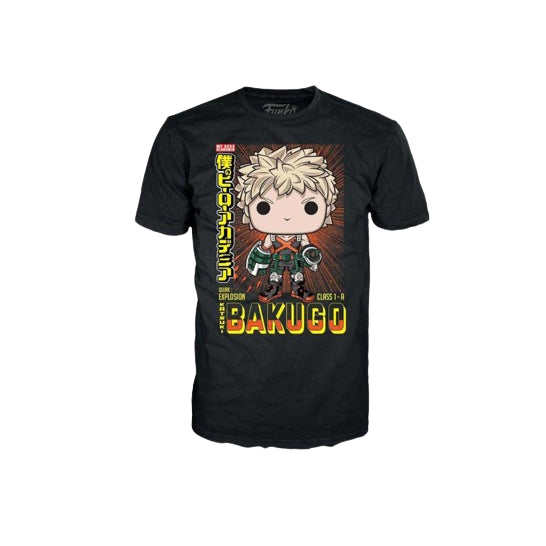 Funko POP! & Tee: My Hero Academia - Katsuki Bakugo EXTRA LARGE (Gamestop Exclusive)