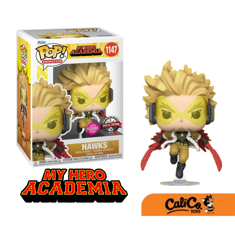 Funko POP! Animation: My Hero Academia - Hawks FLOCKED (Special Edition)