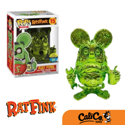 POP! Icons: RatFink - Rat Fink GREEN CHROME (Toy Tokyo San Diego 2019)