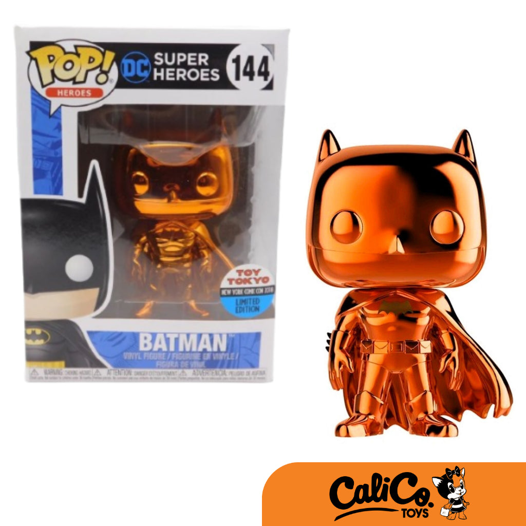 POP! Heroes: DC Super Heroes - Batman Orange Chrome (Toy Tokyo Exclusive)