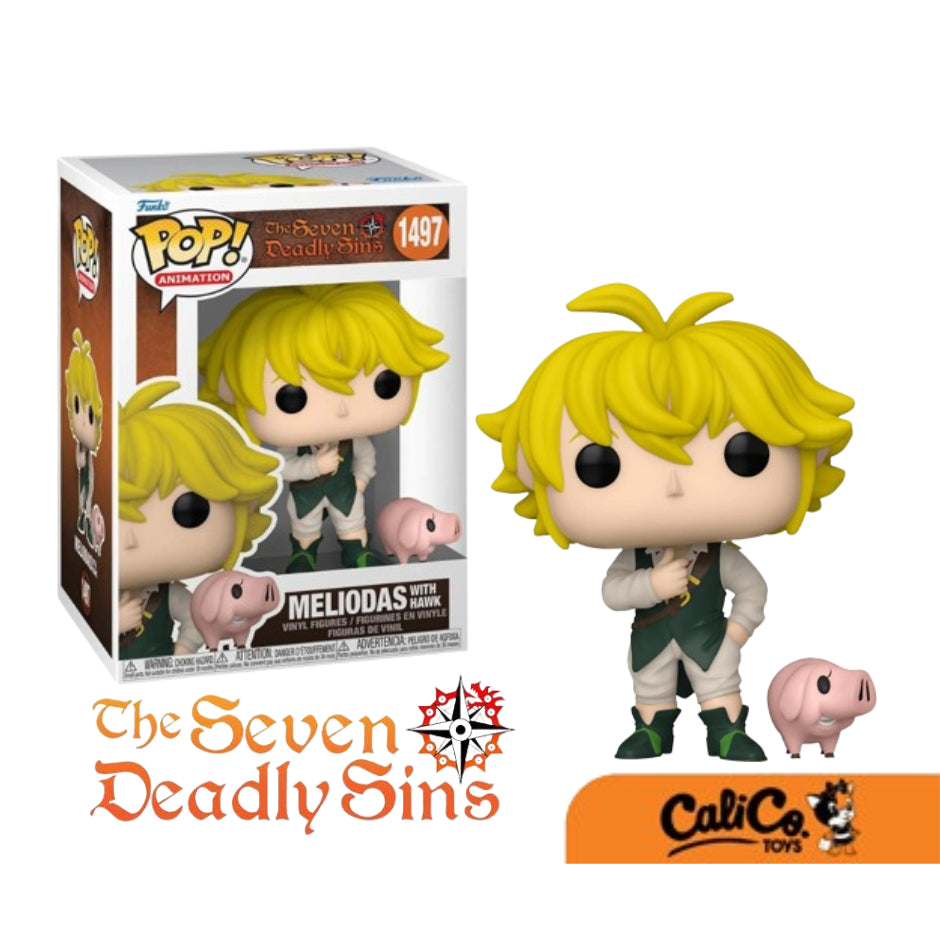 Funko POP! Animation: The Seven Deadly Sins - Meliodas with Hawk 1497