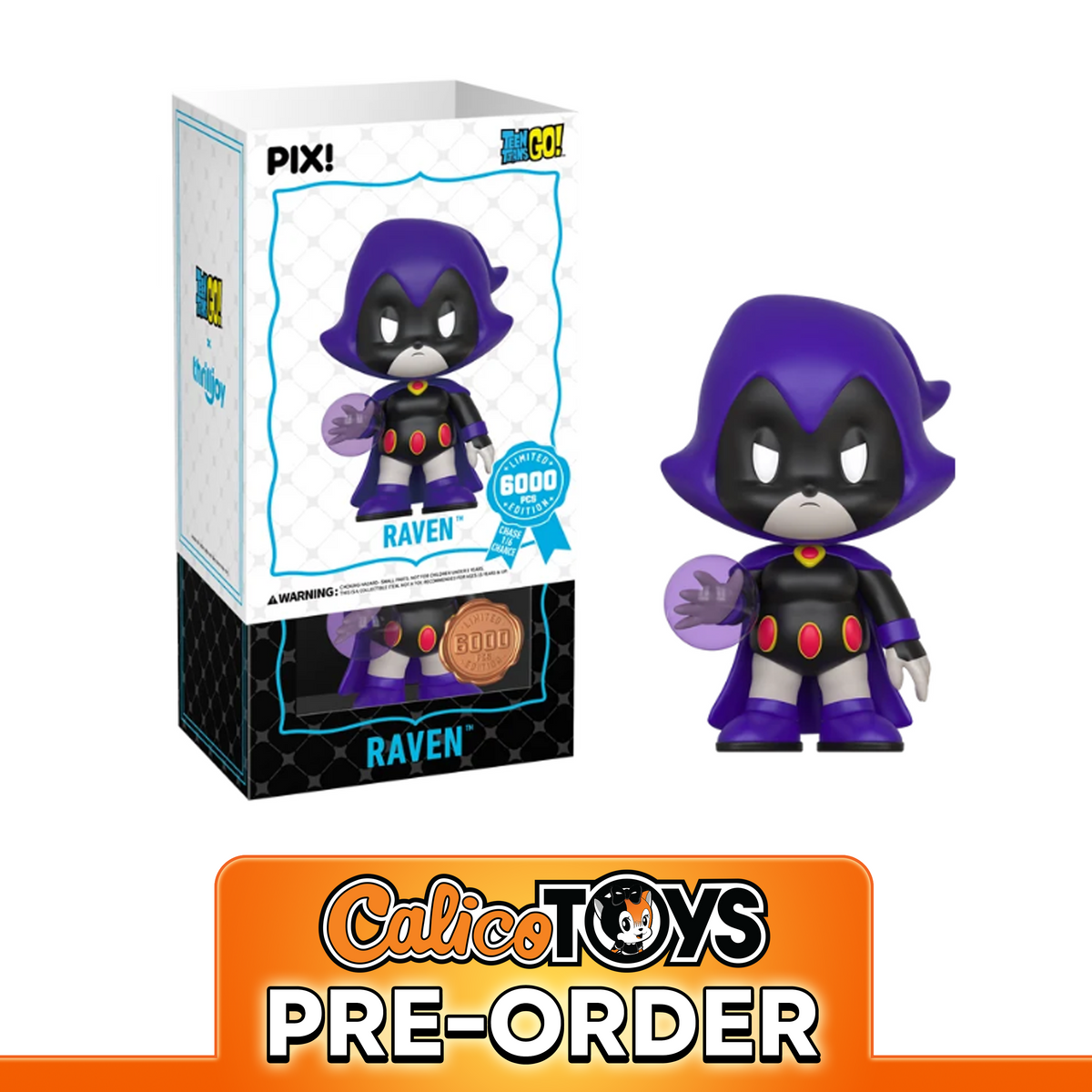 PRE-ORDER Thriljoy PIX! Teen Titans Go! - Raven: Demon of Azarath LE6000