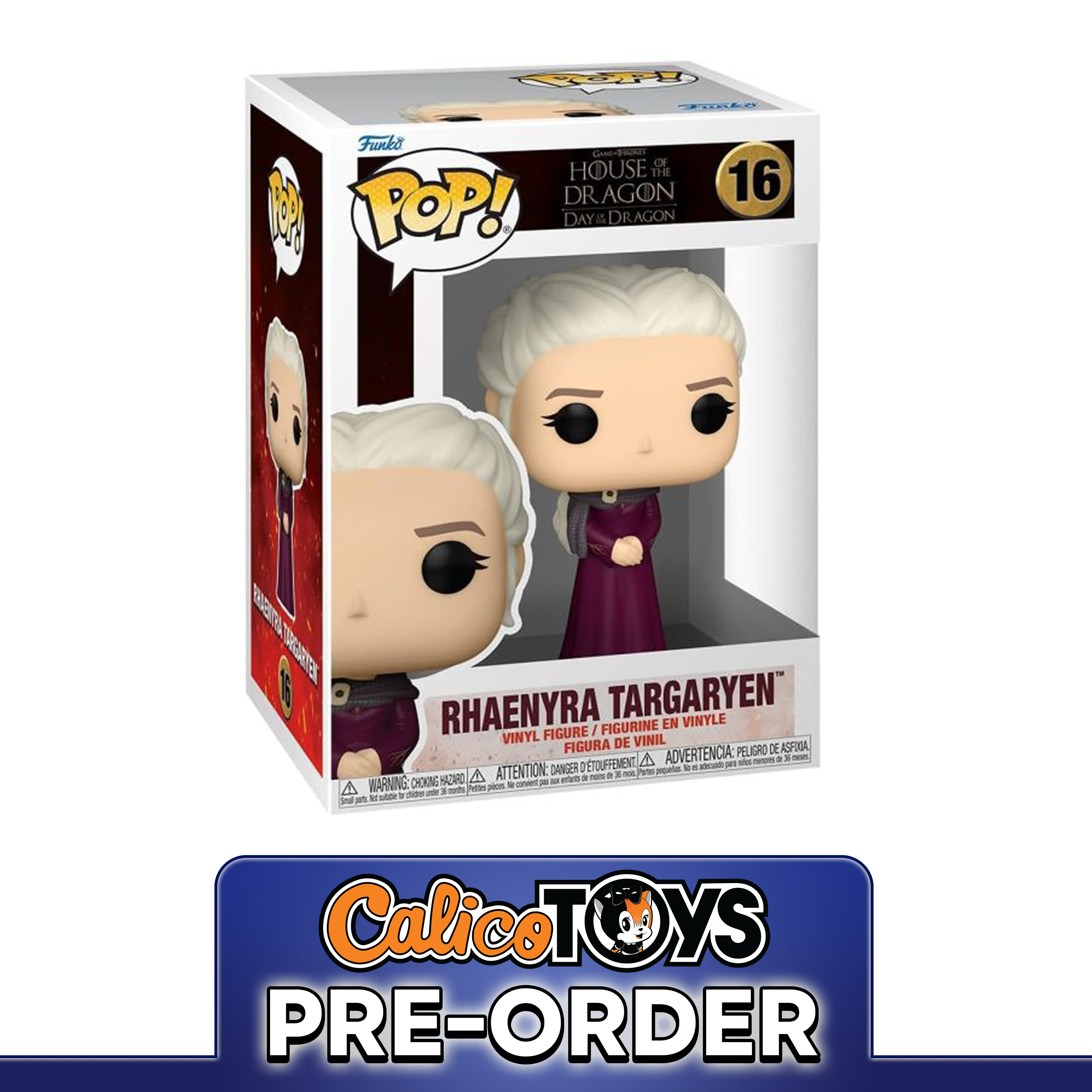 PRE ORDER Funko POP! House of the Dragon - Rhaenyra Targaryen In Purple Robe #16