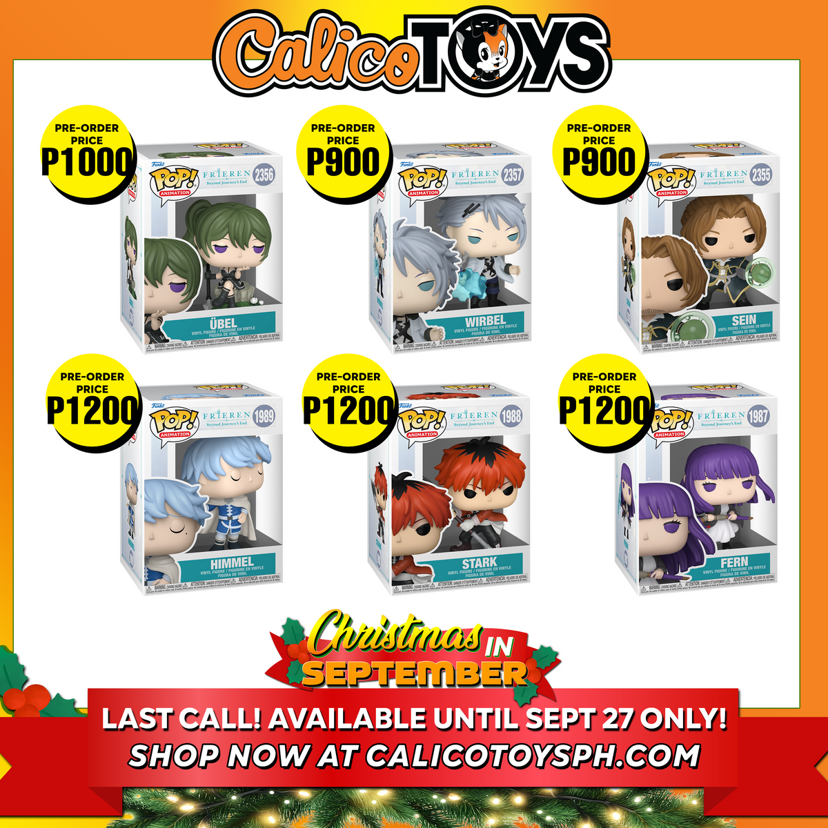 PRE-ORDER POP! Animation: Frieren