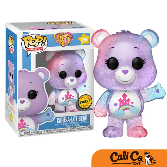 Funko POP! Animation: Care Bears 40th - Care-A-Lot Bear GLITTER CHASE