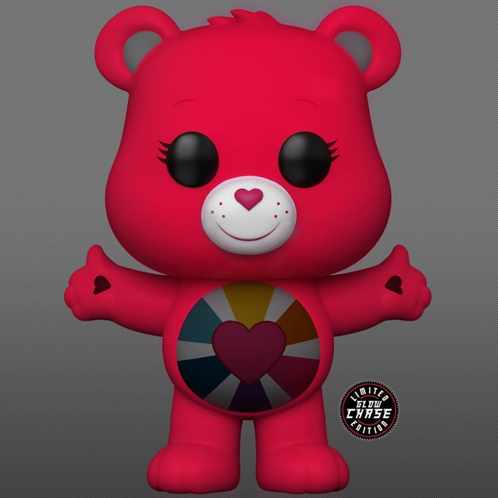 Funko POP! Animation: Care Bears 40th - Hopeful Heart Bear GLOW CHASE