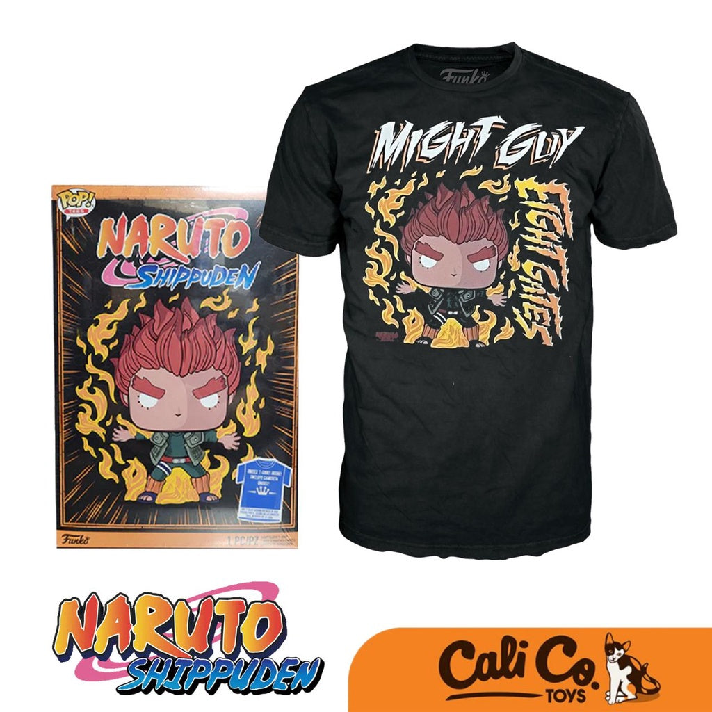 Funko Boxed POP! Tee - Naruto Shippuden - Might Guy