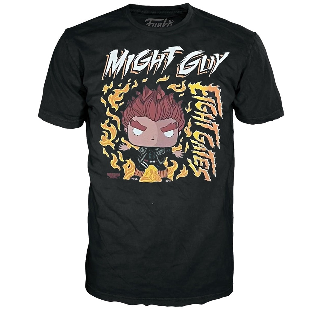 Funko Boxed POP! Tee - Naruto Shippuden - Might Guy