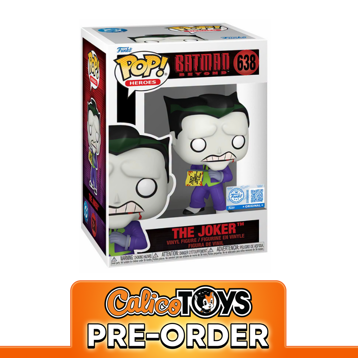 PRE ORDER Funko POP! Heroes: Batman Beyond - The Joker #638 (Target Exclusive)