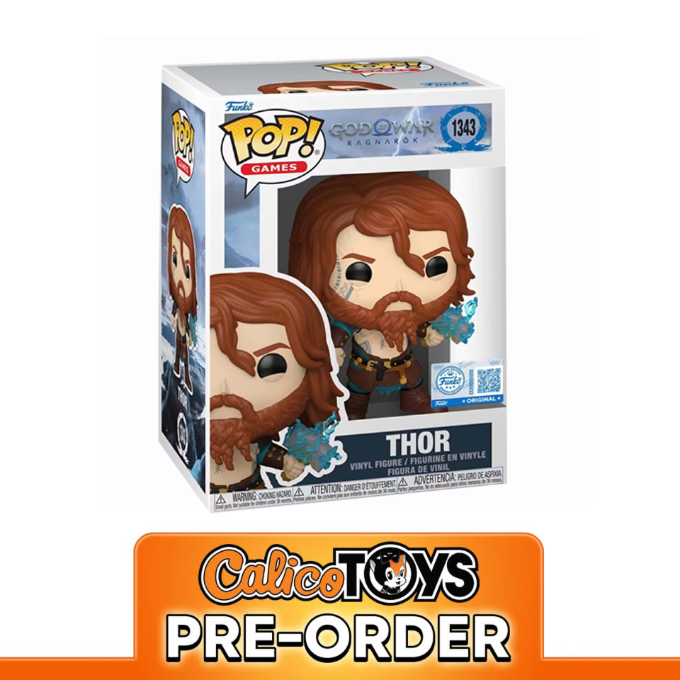 PRE ORDER POP! Games: God of War - Thor #1343 (Funko Shop Exclsuive)