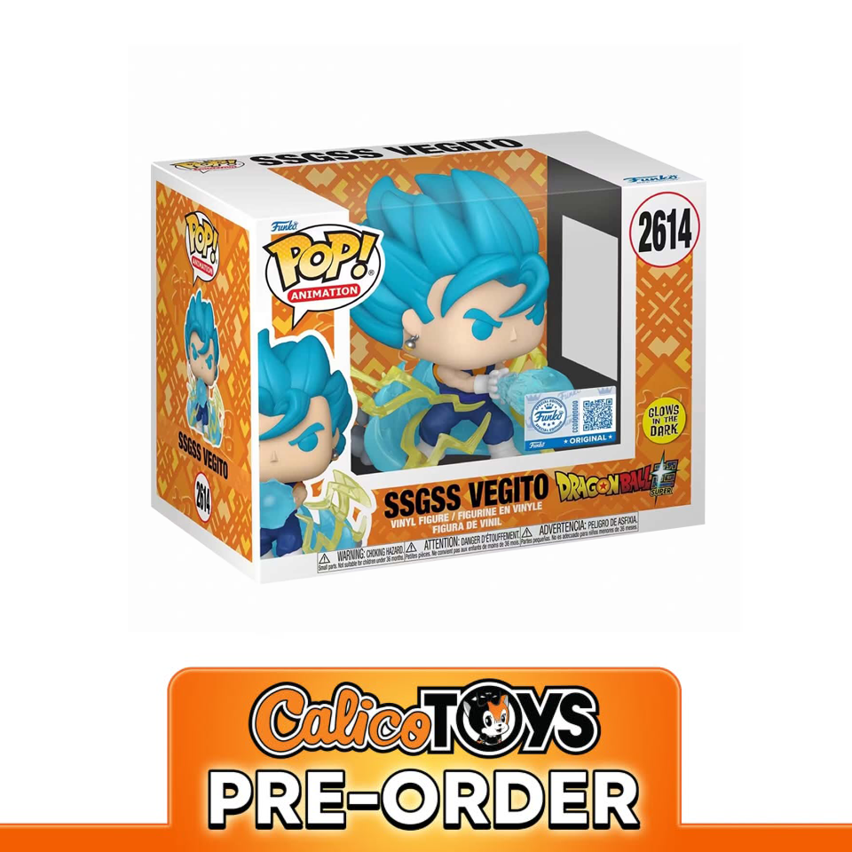 PRE ORDER POP! Animation: Dragon Ball Super - SSGSS Vegito GiTD #2641 (BoxLunch Exclusive)