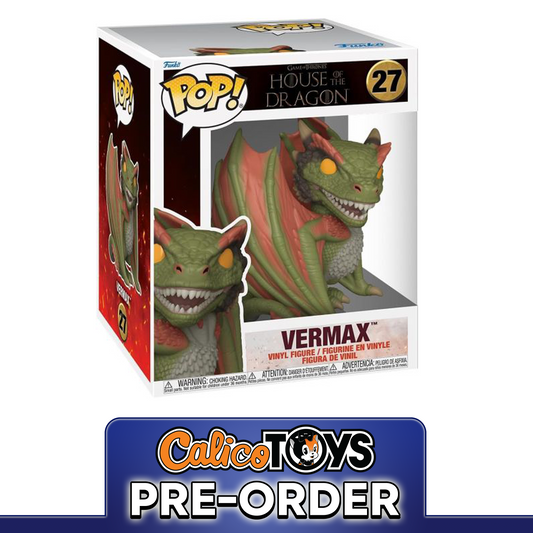 PRE ORDER Funko POP! House of the Dragon - Vermax 6 Inch #27