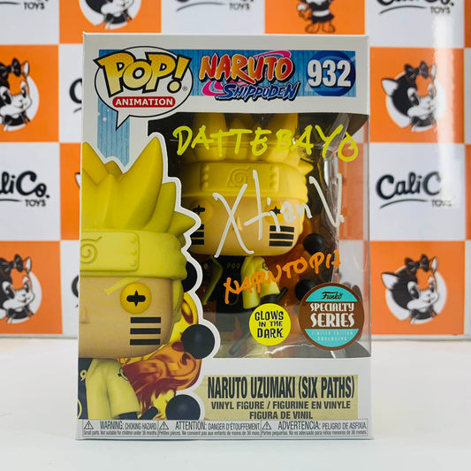 Funko POP! Animation: Naruto Shippuden - Naruto Uzumaki (Six Paths) SIGNED