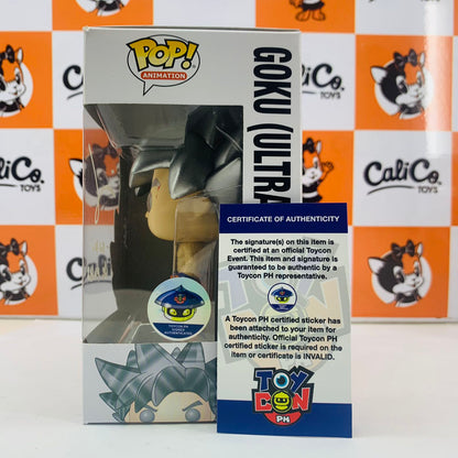 Funko POP! Animation: Dragon Ball Z - Goku (Ultra Instinct) SIGNED