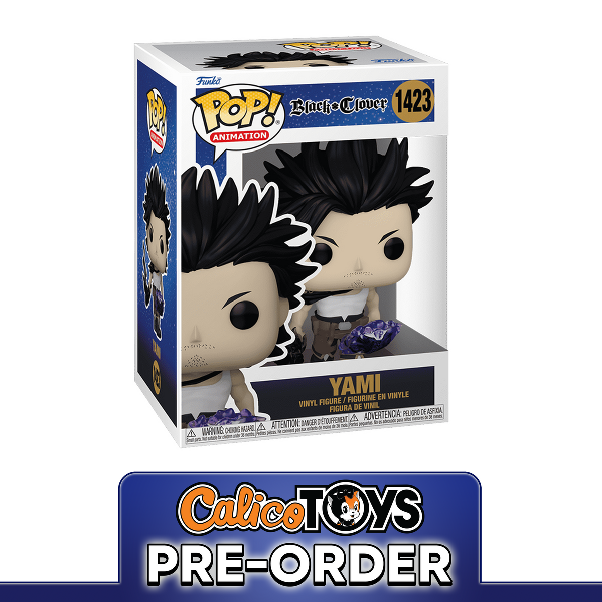 PRE-ORDER POP! Animation: Black Clover - Yami #1423